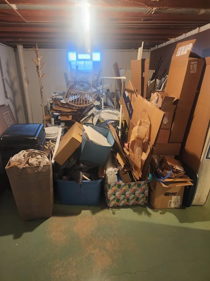 Roll-off dumpster container at job site for Roll Off Dumpster Rental in Rancho Murieta